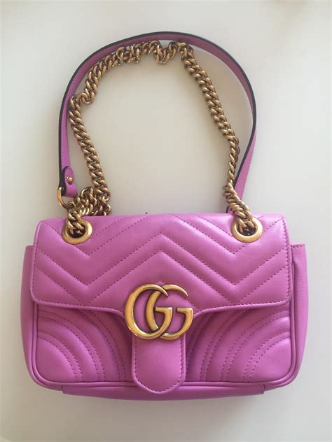 gucci dark pink marmont fashionphile|Gucci Marmont bag from nancy.